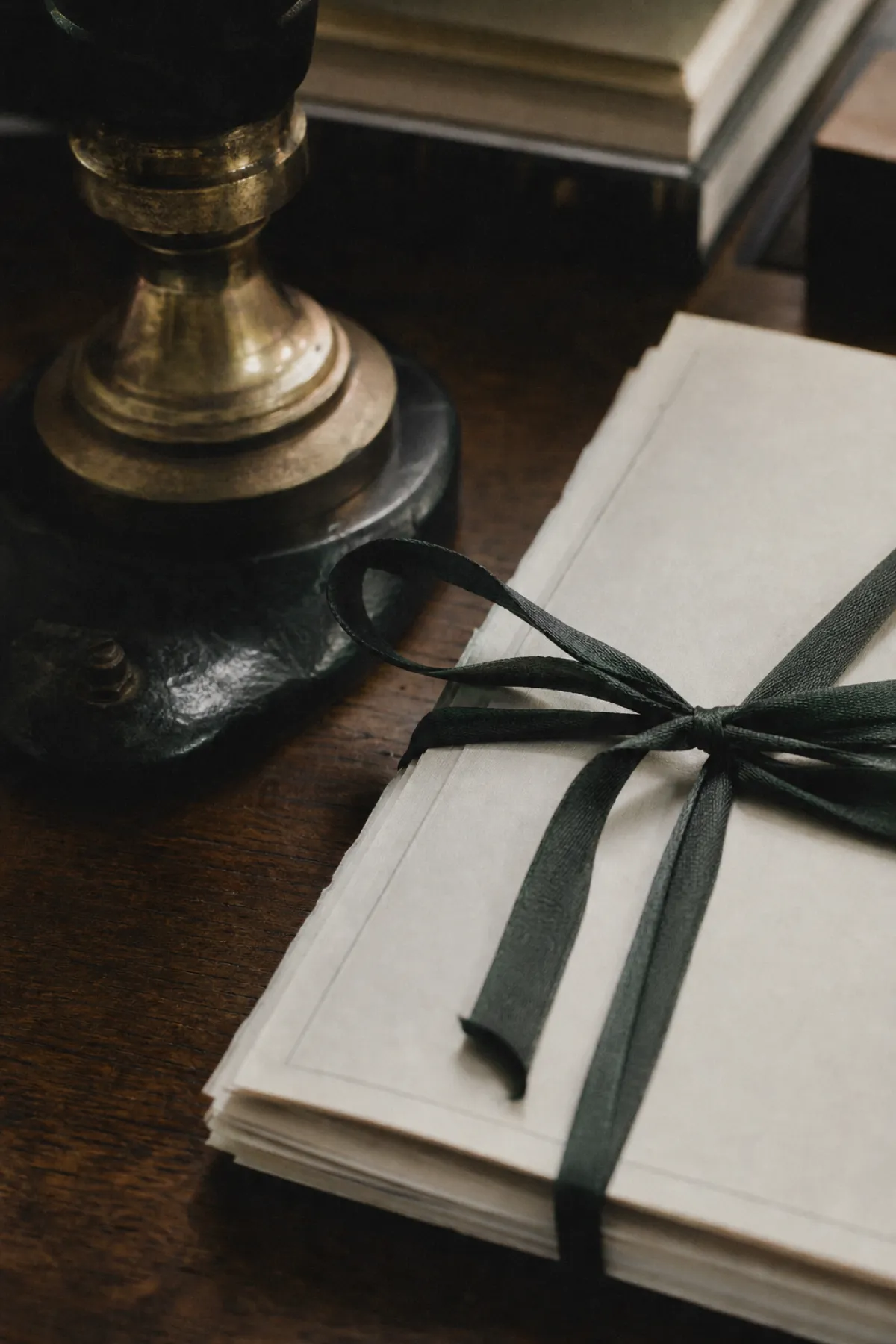 Ribbon-bound agreement and seal embosser on a desk, professional indemnity cover for arbitrators