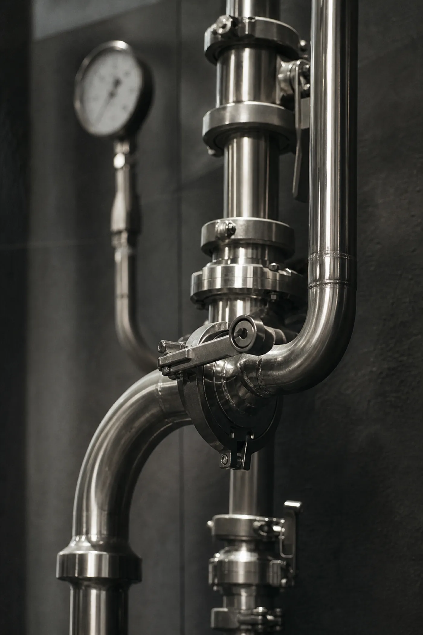 Brewhouse pipework and fittings for brewery equipment insurance