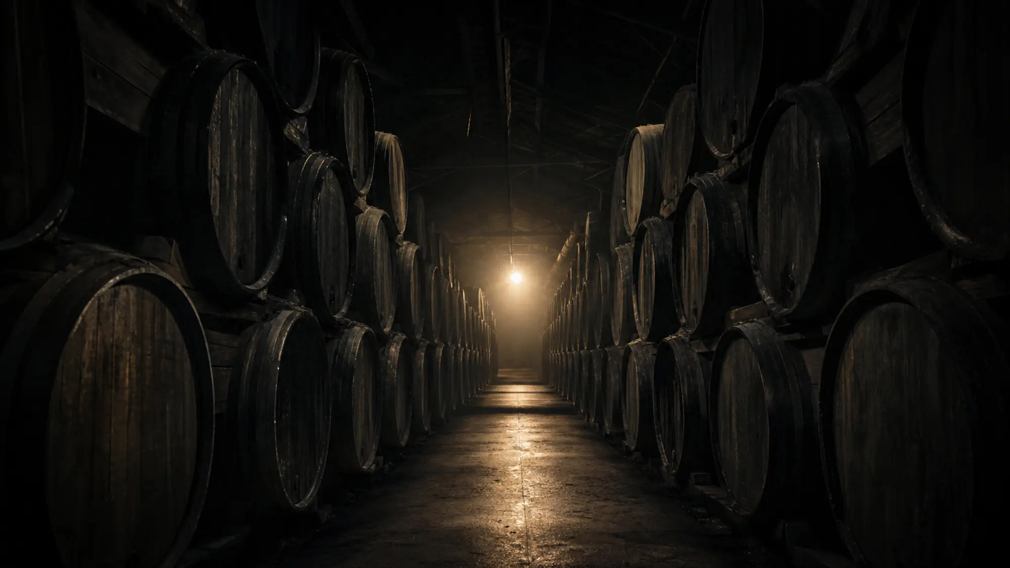 Distillery barrel store at dusk for an Australian distillery insurance quote
