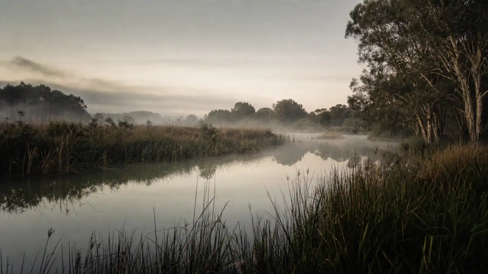 Wetland survey site at dawn, professional indemnity insurance for ecologists