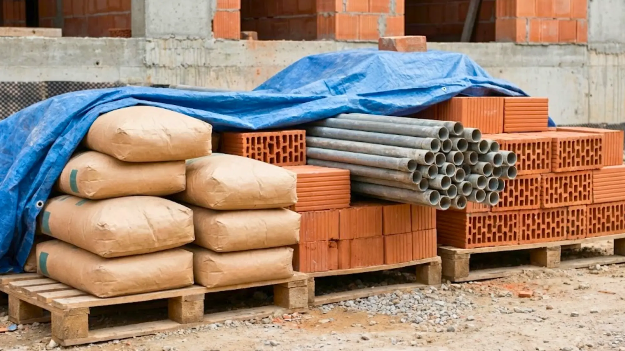 Construction materials on site - contract works insurance