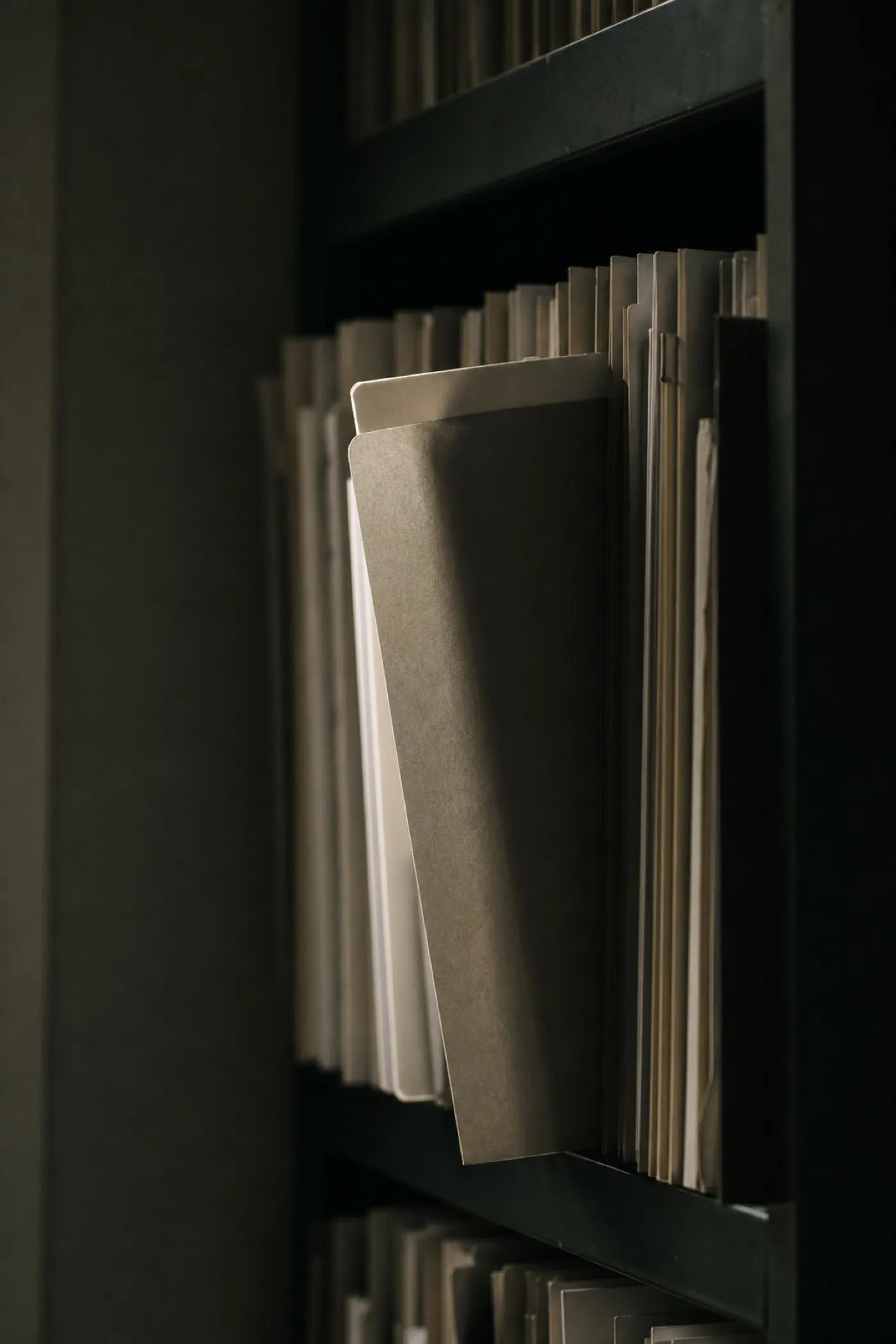 Employment files on a shelf, the advice records behind HR consultant professional indemnity cover