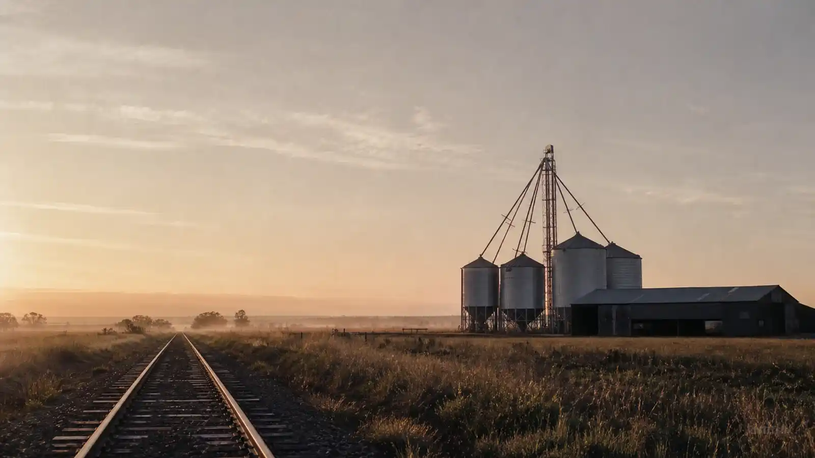 Grain silos and paddocks in regional NSW, insurance brokers Dubbo