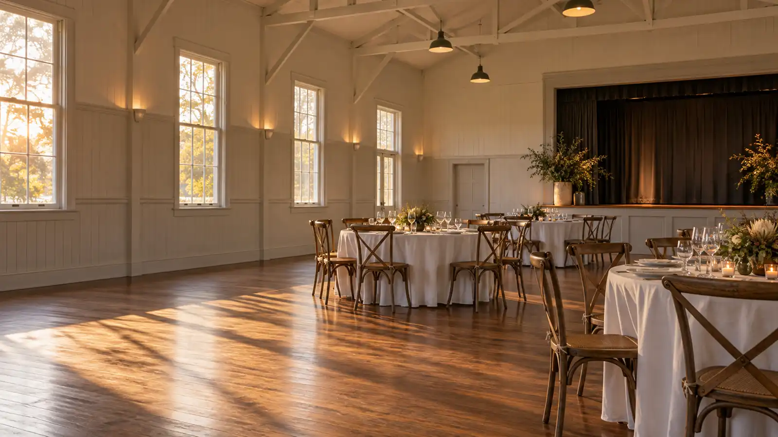 Community hall set up for a one-off function, one-off event public liability insurance