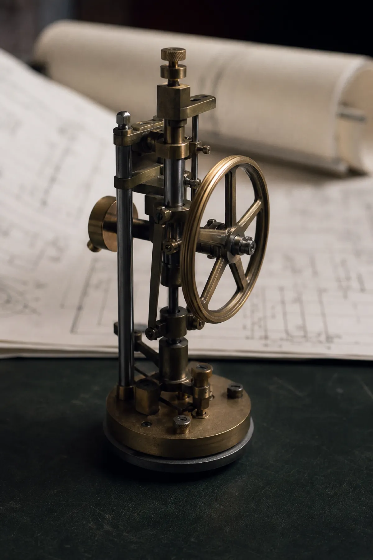 Machined prototype mechanism, the inventions patent attorney PI insurance sits behind