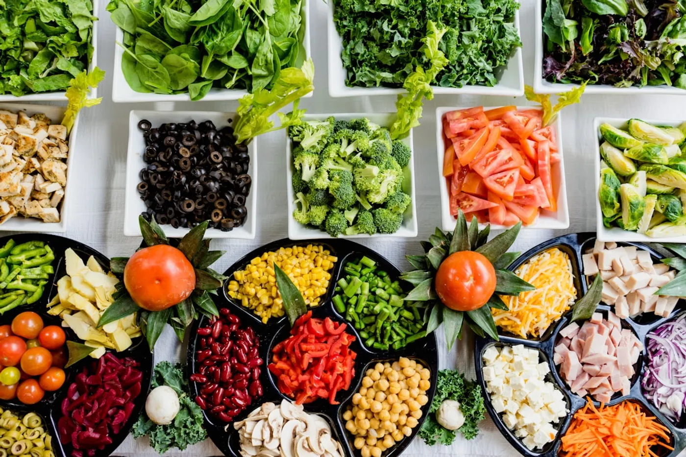 Healthy food spread representing dietitian professional indemnity insurance coverage