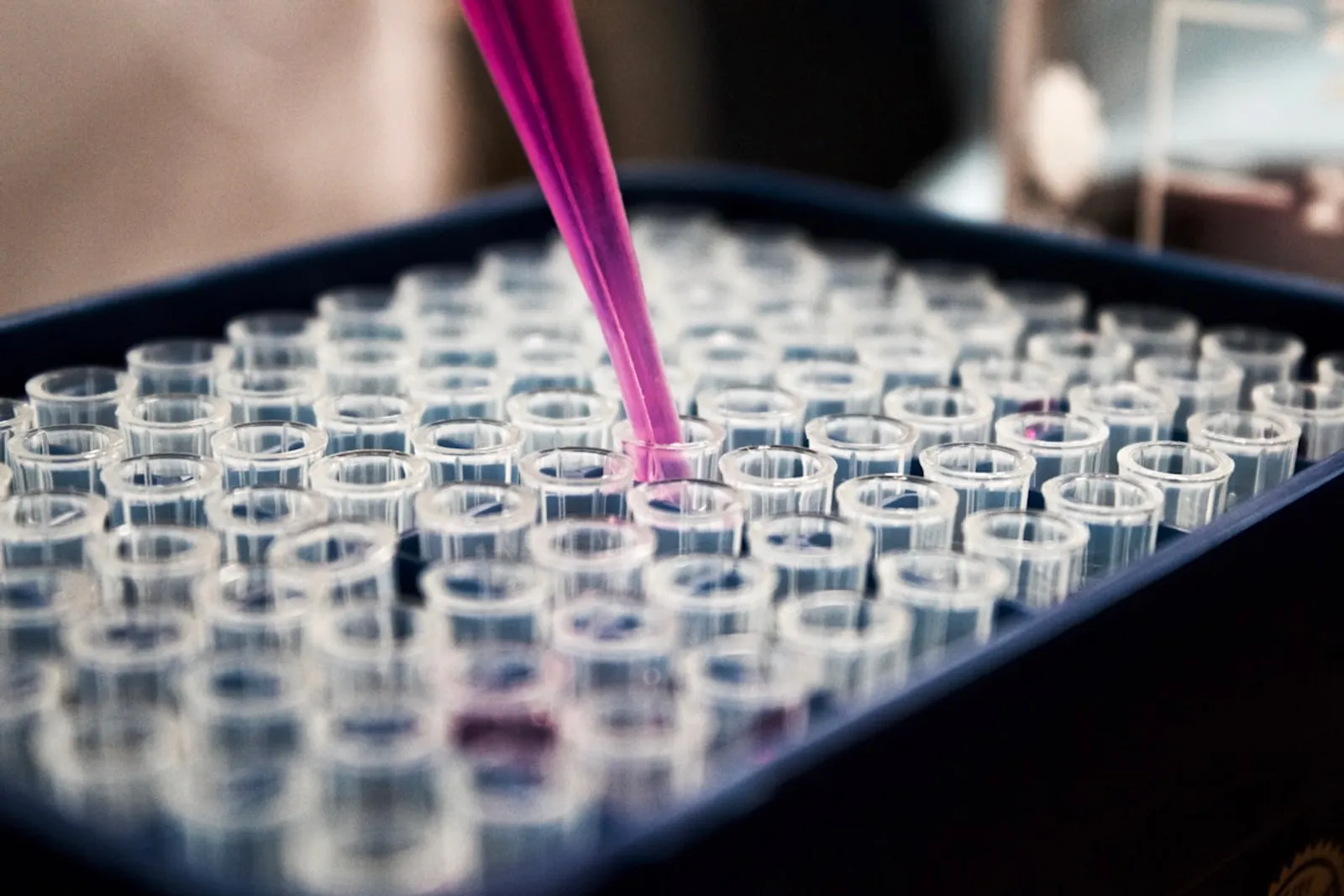 Biomedical laboratory with scientific equipment representing medical device and healthcare technology consulting
