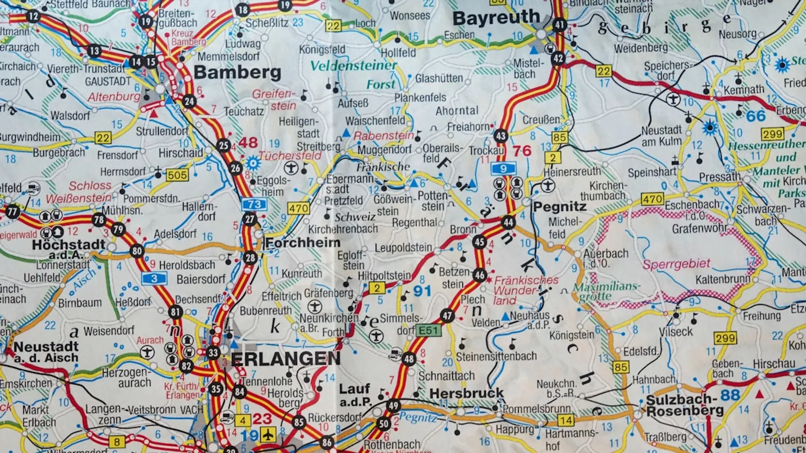 Road map representing geographic consulting and spatial analysis
