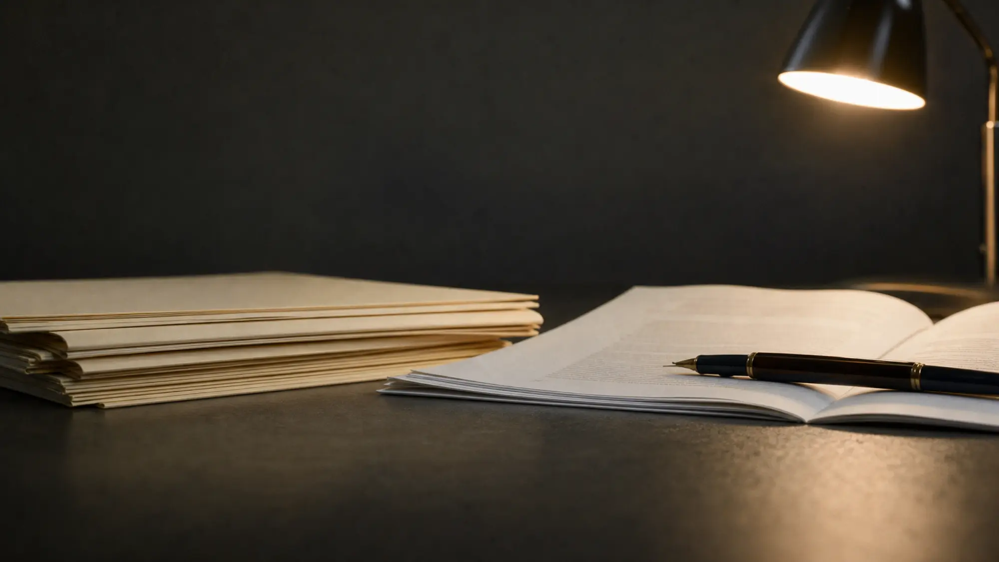Property compliance paperwork and pen on a desk for SDA landlord insurance