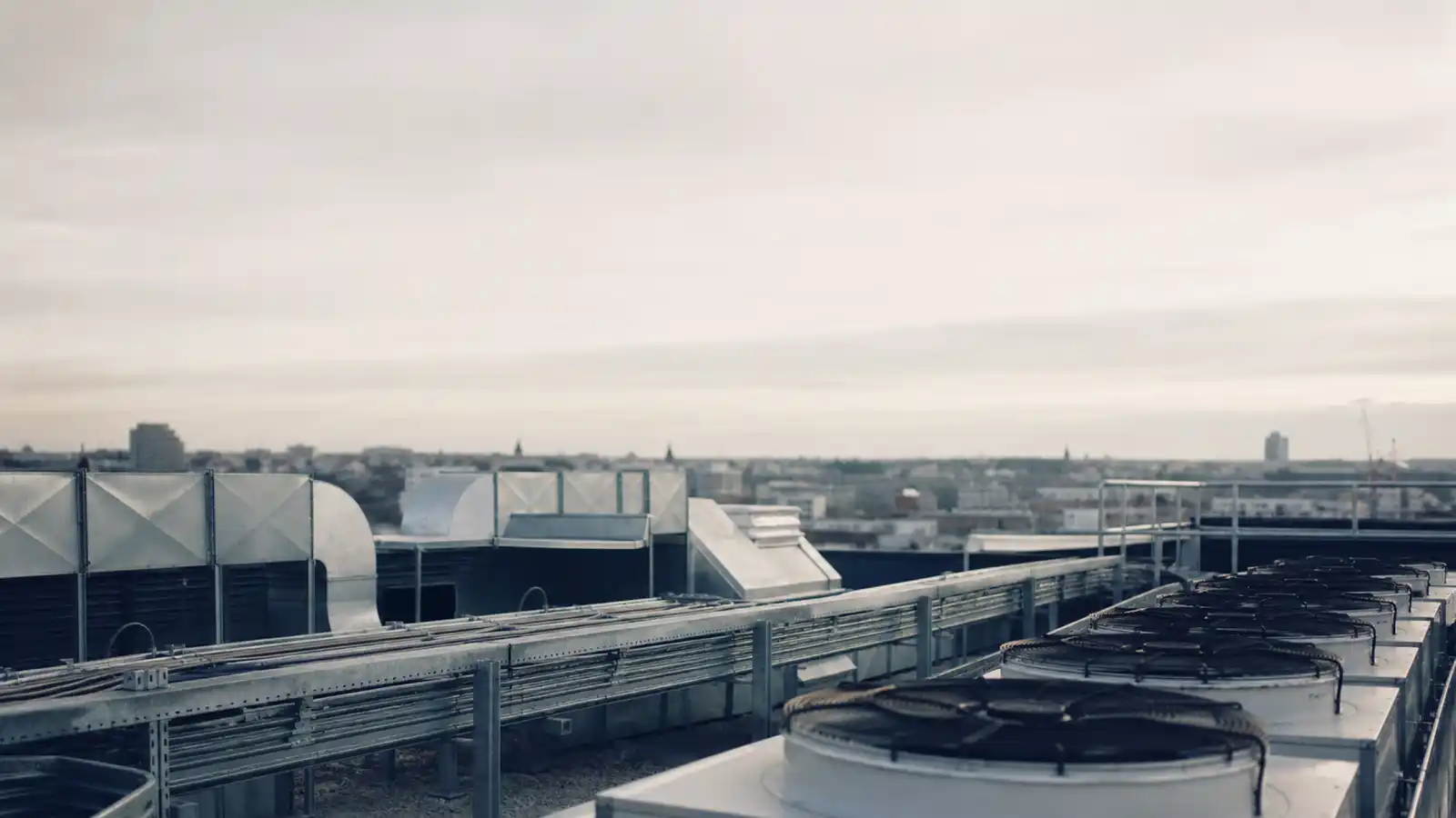 Rooftop HVAC plant on a strata building, covered by strata machinery breakdown insurance