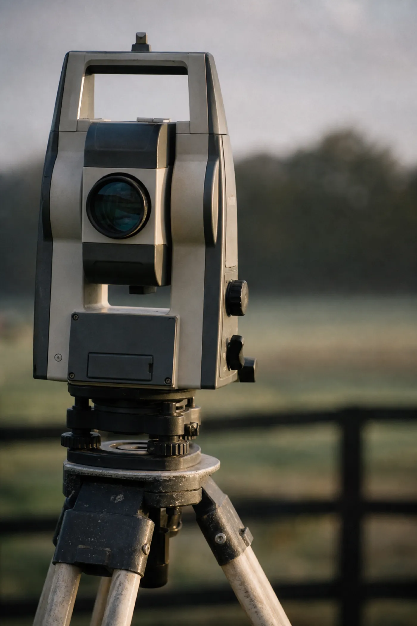 Total station instrument detail, measurement accuracy behind surveyor professional indemnity cover