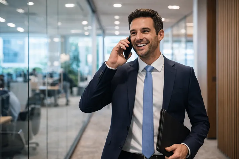 Tank Insurance broker providing personalised phone consultation to business clients