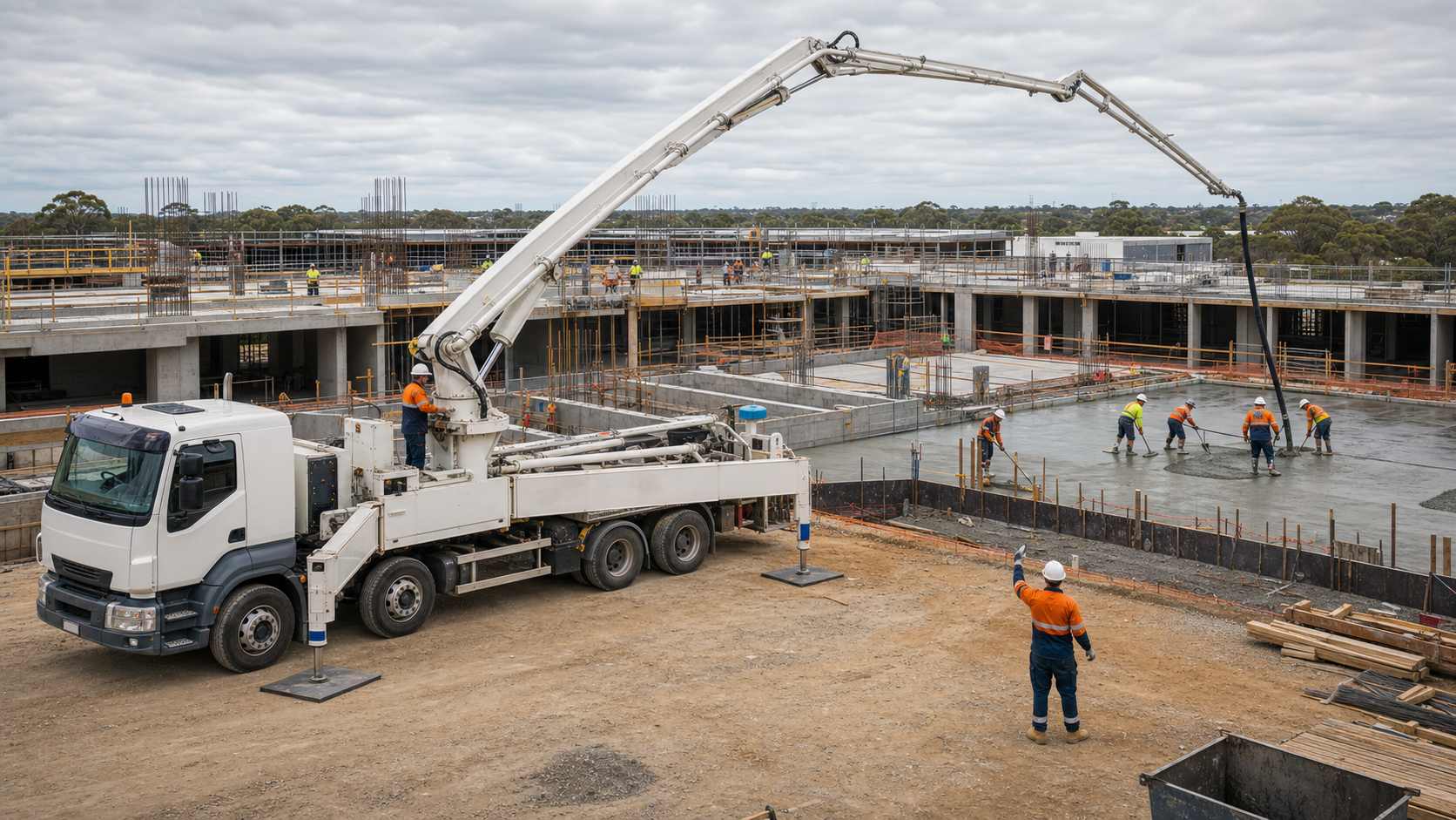 Concrete Pumping Insurance: Truck, Boom and Wet Hire